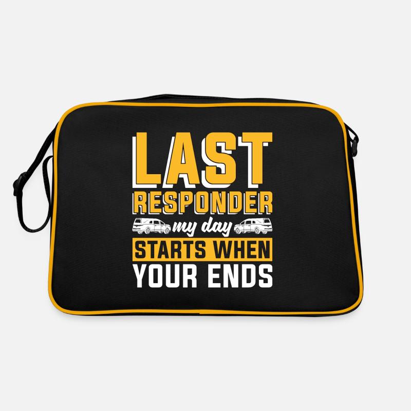 Embalmer Last Responder My Day Mortician Embalmers Retro Bag