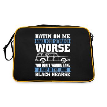 Embalmer Hatin On Me Make Your Funeral Embalmers - Retro Bag - black/gold - Back