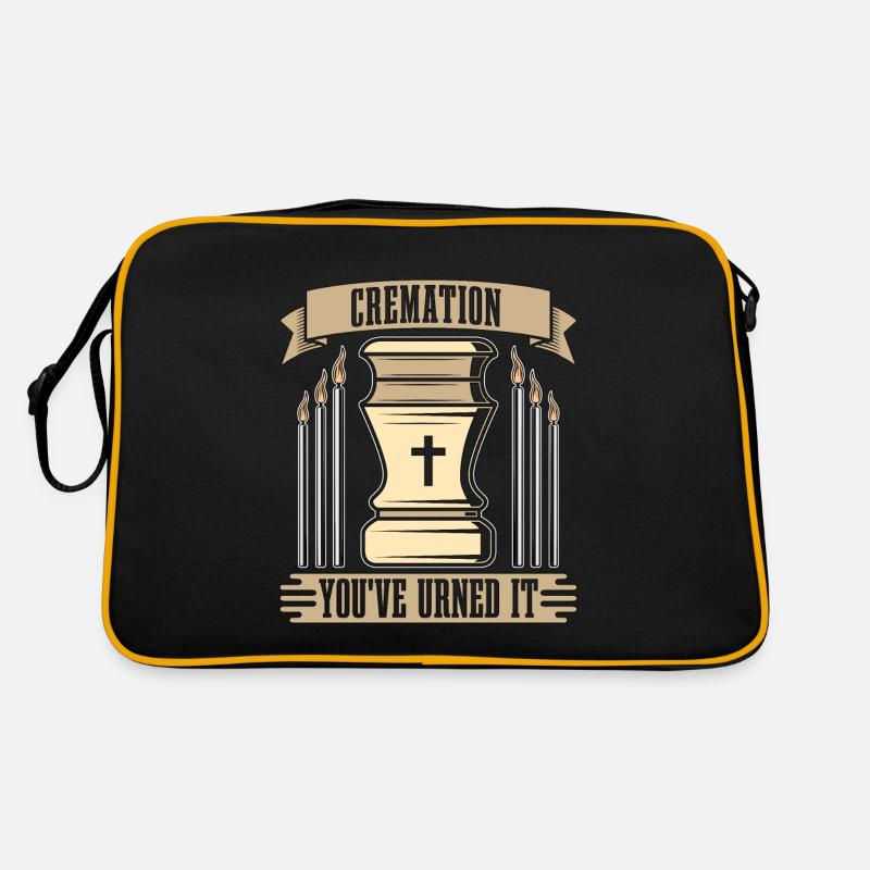 Embaumer Cremation Vous l’avez urné Maison funéraire Sac Retro