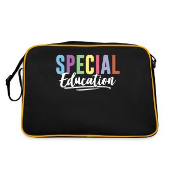 Profession d’enseignant en éducation spécialisée Enseignant en éducation spécialisée - Sac Retro - noir/or - Dos