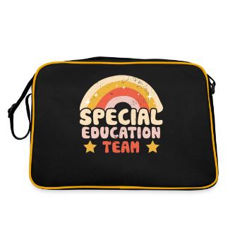 Équipe d’éducation spécialisée Profession Enseignante en éducation spécialisée - Sac Retro - noir/or - Dos