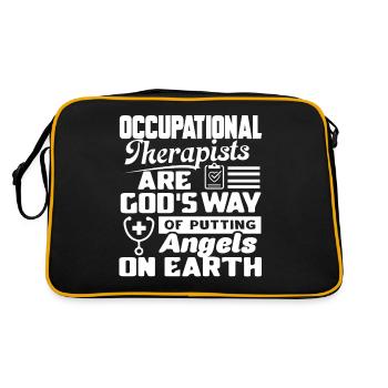 Occupational Therapists Angels - Retro Bag - black/gold - Back