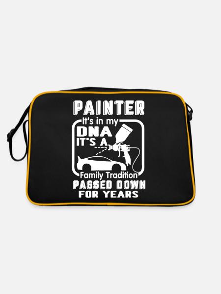 Painter Painter It's In My DNA - Retro Bag - black/gold - Back