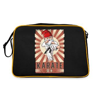 Karaté - Sac Retro - noir/or - Dos
