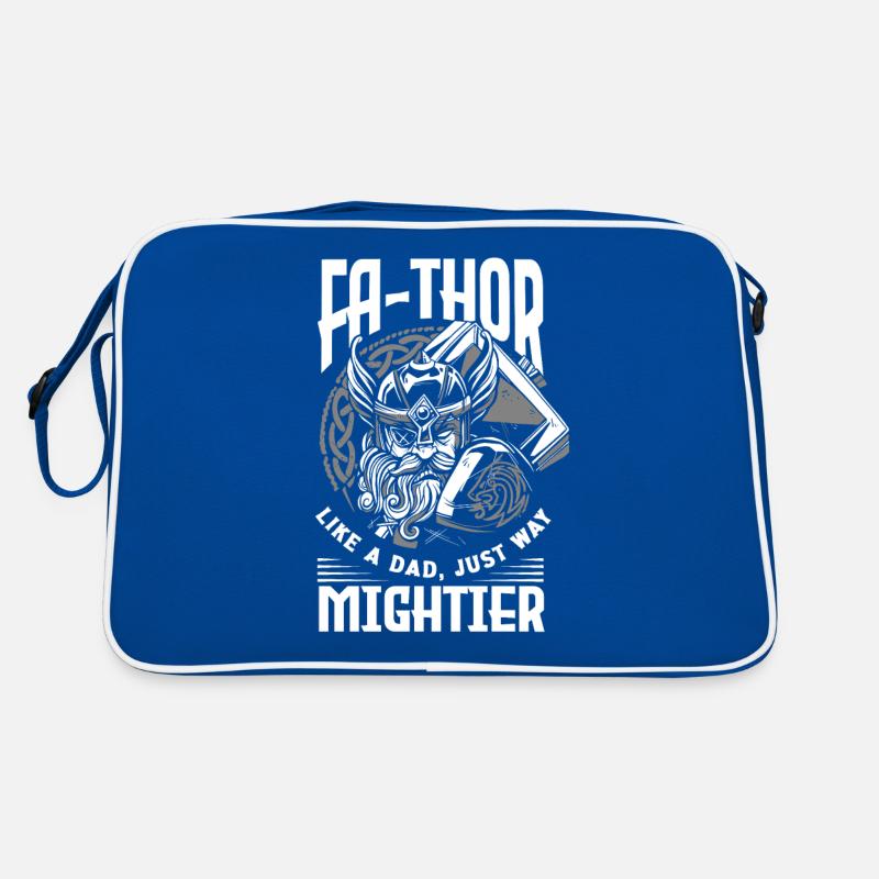 FA-THOR Like a Dad Just Way Mightier Viking Retro Bag