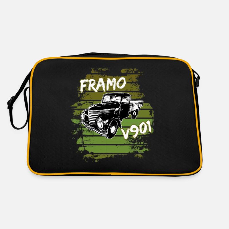Framo flatbed transporter truck DDR IFA Oldtimer Retro Bag