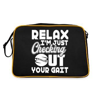 Physical Therapist Relax Physical Therapy - Retro Bag - black/gold - Back