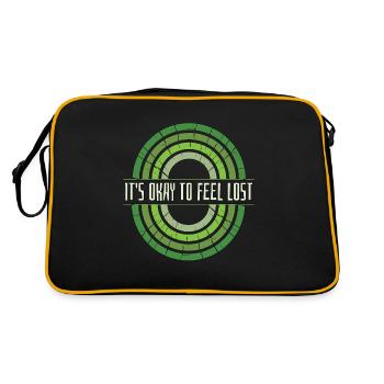 Santé mentale C’est normal de se sentir perdu maladie mentale - Sac Retro - noir/or - Dos