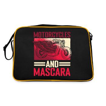 Motos Et Mascara 3 - Sac Retro - noir/or - Dos