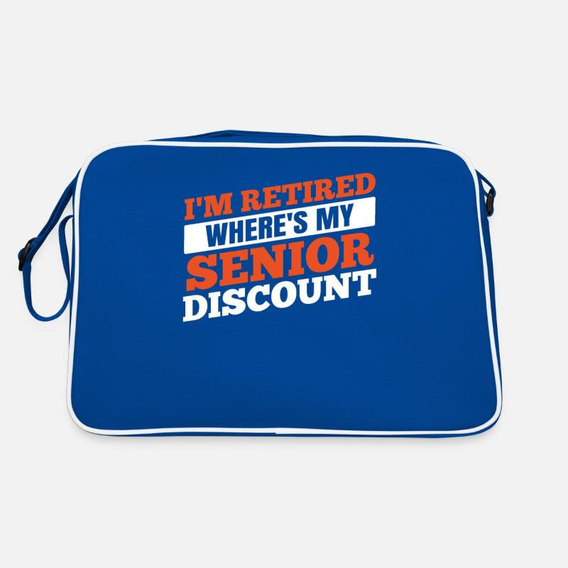 Pension de retraité drôle Sac Retro
