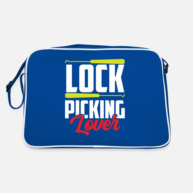 Lock Picking Lover Cracker Cracking Lock Sac Retro
