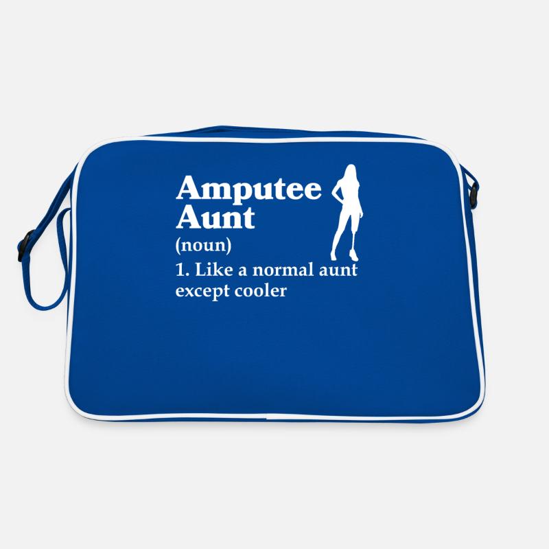 Amputiertes Bein Prothese Geschenk Retro Tasche