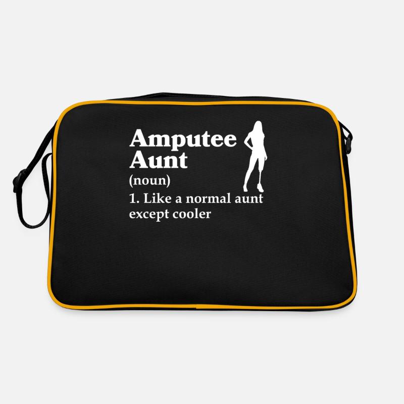 Cadeau de prothèse de jambe amputée Sac Retro