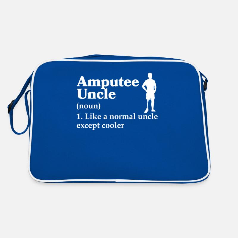 Cadeau de prothèse de jambe amputée Sac Retro