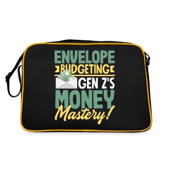 Envelope Budgeting - Money Mastery - Retro Bag - black/gold - Back