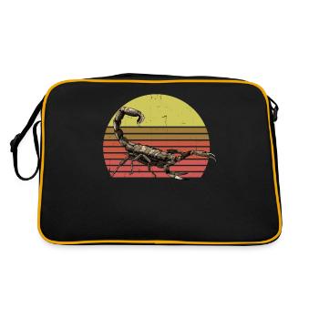 Scorpion - Retro Bag - black/gold - Back
