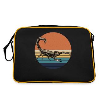Scorpion - Retro Bag - black/gold - Back