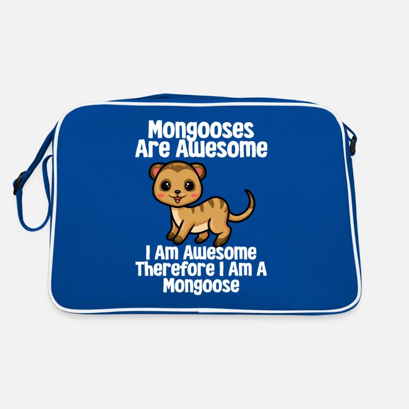 Mungusten Mungos Erdmännchen Retro Tasche