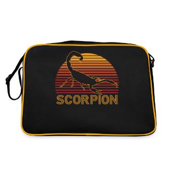 Scorpion - Retro Bag - black/gold - Back