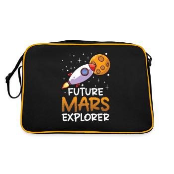 Future Mars Explorer Planet Astronaut - Sac Retro - noir/or - Dos