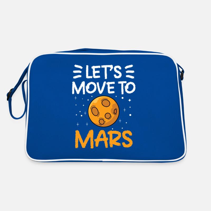 Départ pour Mars Astronaut Planet Space Sac Retro