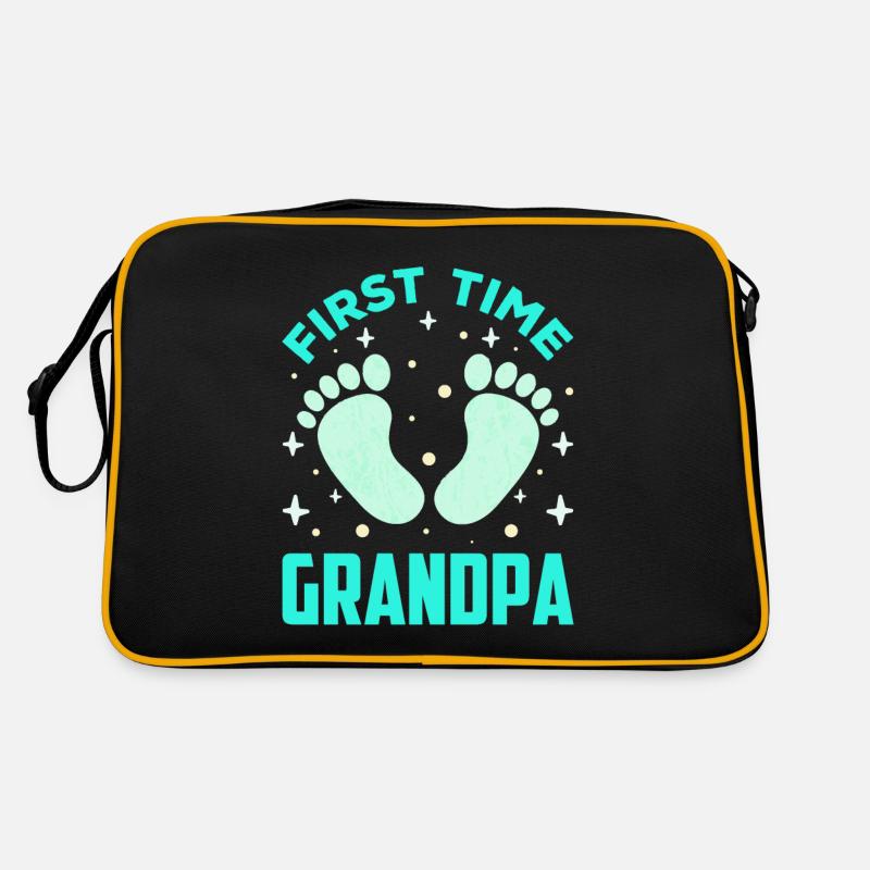 Das Erste Mal Opa Süß Erstes Mal Großeltern Retro Tasche