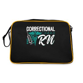 Correctional Nursing Correctional RN Prison Nurse - Retro Bag - black/gold - Back