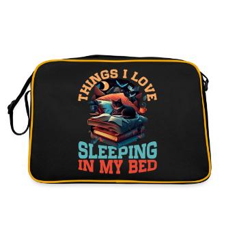 Les choses que j’aime, dormir dans mon lit 14 - Sac Retro - noir/or - Dos