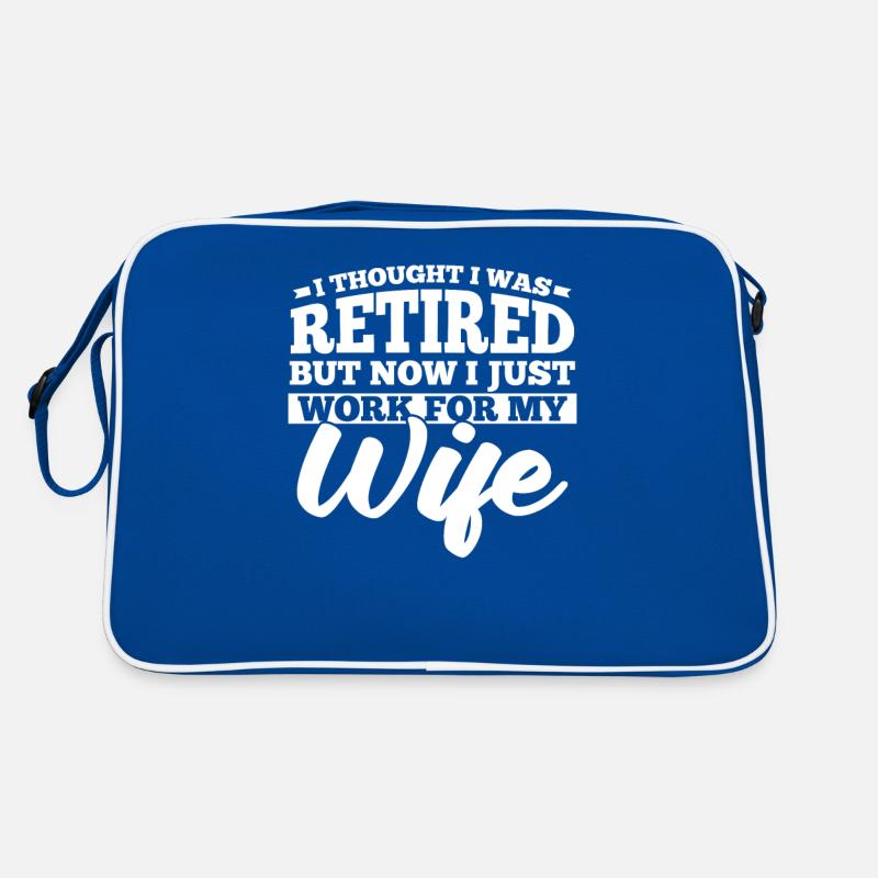 Rentner Rente Gattin Retro Tasche