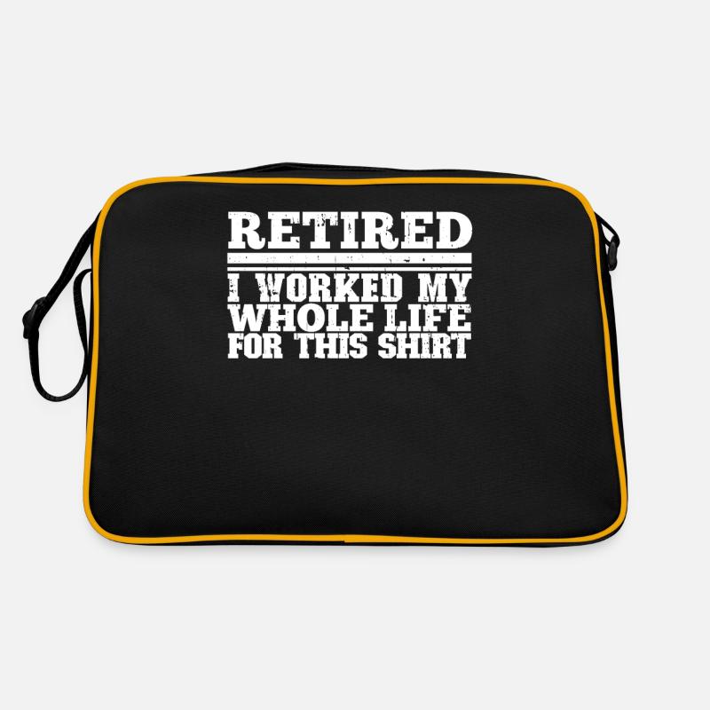 Rentner Rente Retro Tasche