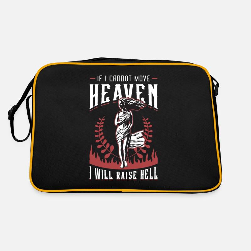 Greek Mythology If I Cannot Move Heaven Ancient Retro Tasche