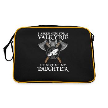 front 45741662293022357 - Retro Tasche - Schwarz/Gold - Hinten