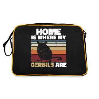 Gerbille - Sac Retro - noir/or - Dos