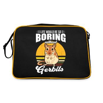 Gerbille - Sac Retro - noir/or - Dos