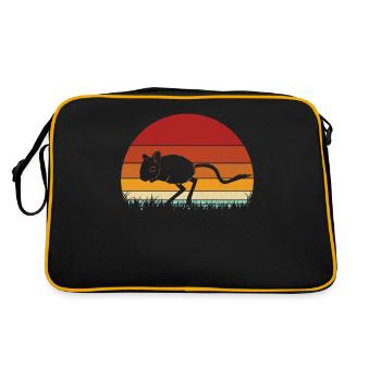 Gerbille - Sac Retro - noir/or - Dos