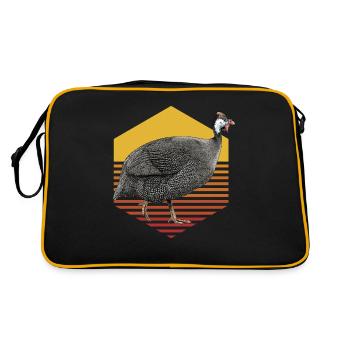 Pintade - Sac Retro - noir/or - Dos