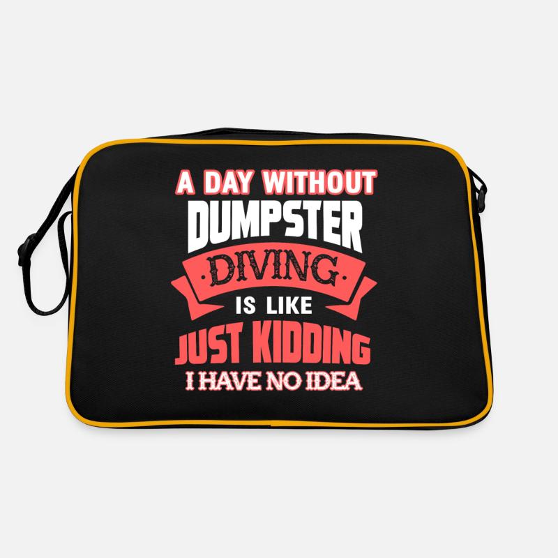 Dumpster Diving A Day Without Dumpster Diving Retro Bag