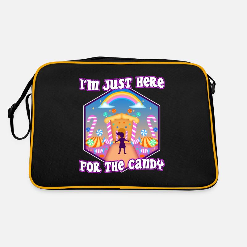 Im just here for the candy Retro Bag