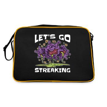 Microbiologist Let's Go Scientist Microbiologists - Retro Bag - black/gold - Back