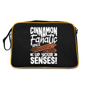 Cinnamon Fanatic Spice Up Your Senses Aromatic - Retro Bag - black/gold - Back