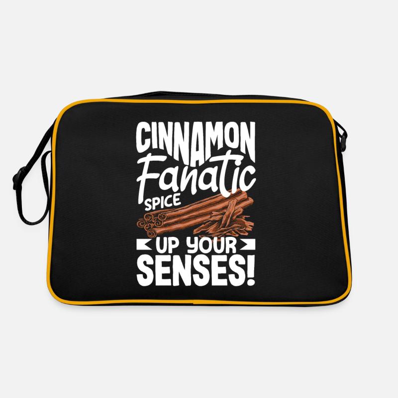 Cinnamon Fanatic Spice Up Your Senses Aromatic Retro Tasche