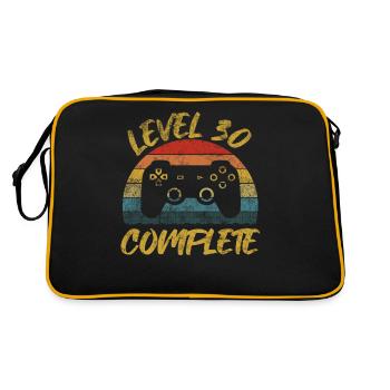 30 Birthday Gamer Niveau 30 Vintage complet - Sac Retro - noir/or - Dos