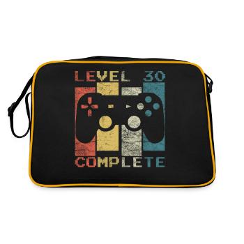 30 Birthday Gamer Niveau 30 Vintage complet - Sac Retro - noir/or - Dos