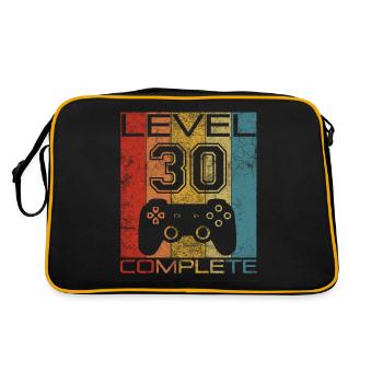 30 Birthday Gamer Niveau 30 Vintage complet - Sac Retro - noir/or - Dos
