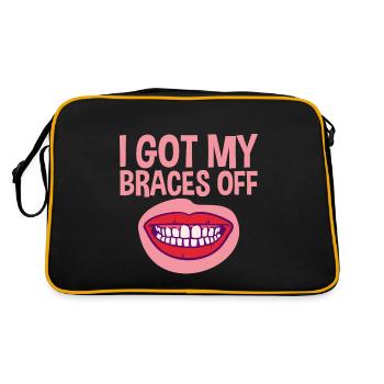 J’ai enlevé mes broches 4 - Sac Retro - noir/or - Dos