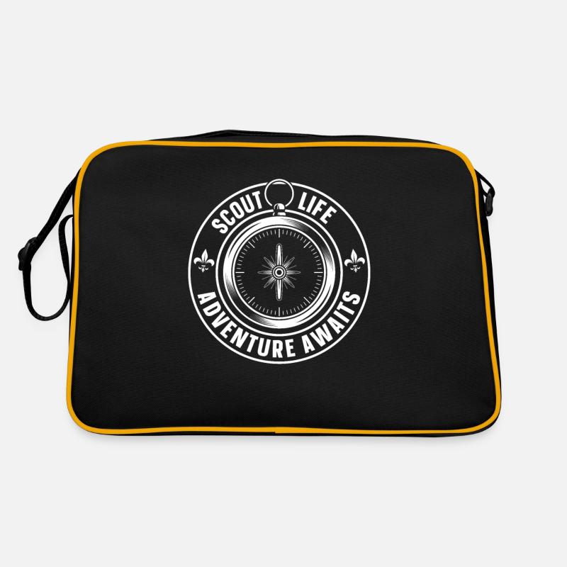 Pfadfinder Leben - Retro Tasche - Schwarz/Gold