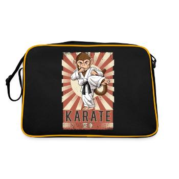 Karaté - Sac Retro - noir/or - Dos