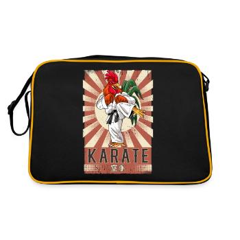 Karaté - Sac Retro - noir/or - Dos