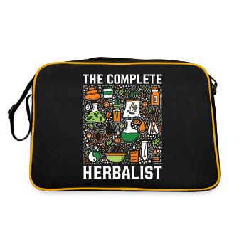 Herboristerie L’herboriste complet herbes herboriste herboriste - Sac Retro - noir/or - Dos