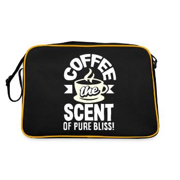 Café Le parfum de la pure félicité - Sac Retro - noir/or - Dos